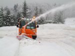 Sněhový odřezavač – metač sněhu