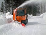 Sněhový odřezavač – metač sněhu
